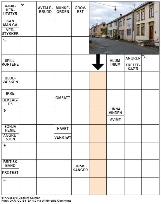 Dagens kryssord – 3. November - 2021