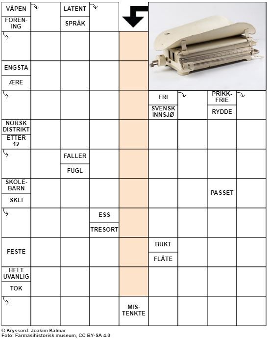 Dagens kryssord – 7. November - 2021