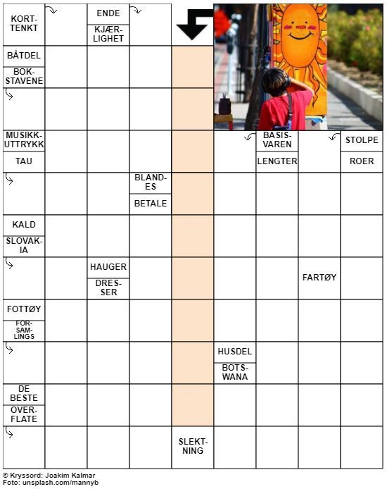 Dagens kryssord – 12. November - 2021