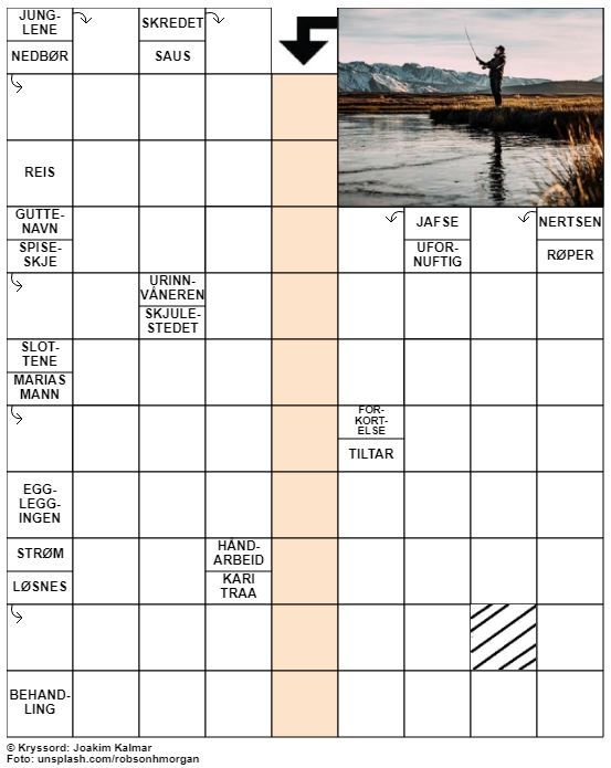 Dagens kryssord – 25. November - 2021