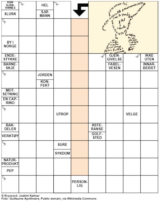 Dagens kryssord – 26. November - 2021