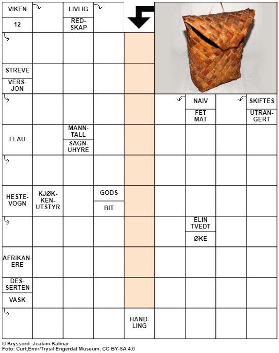 Dagens kryssord – 9. Januar - 2022