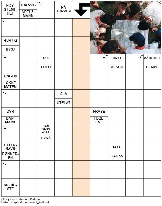Dagens kryssord – 10. Januar - 2022