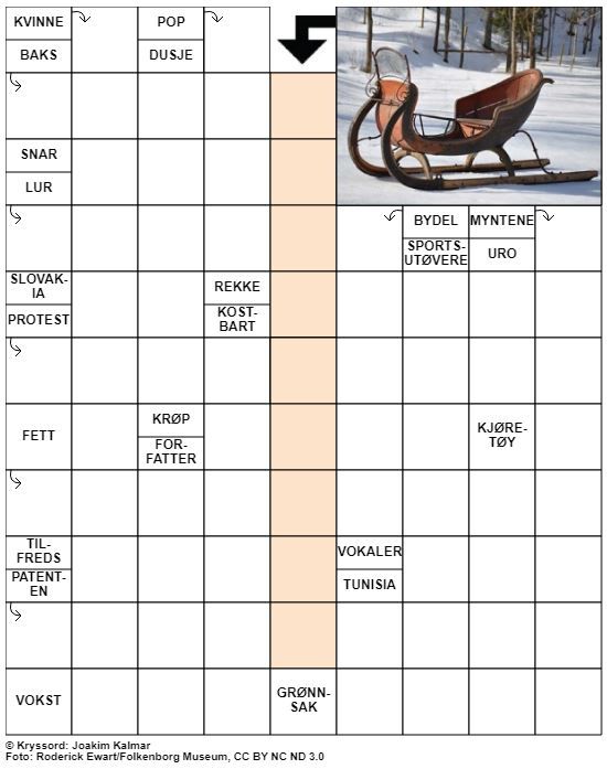 Dagens kryssord – 11. Februar - 2022