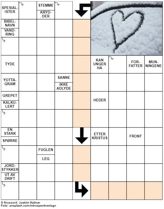 Dagens kryssord – 15. Februar - 2022