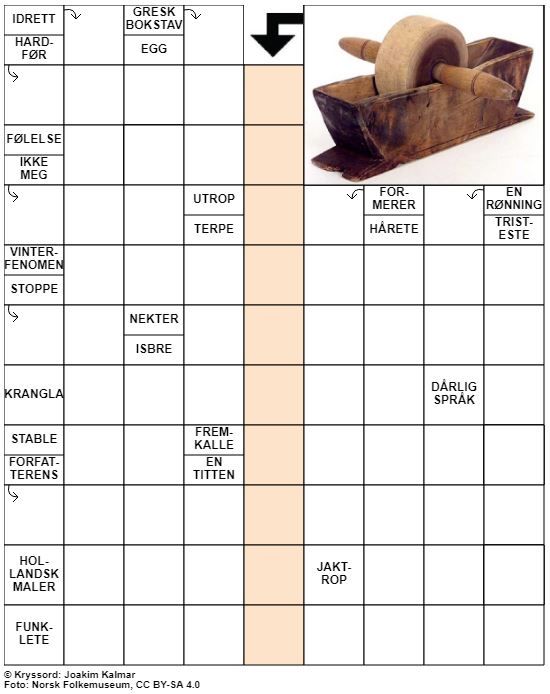 Dagens kryssord – 16. Februar - 2022