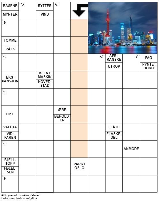 Dagens kryssord – 19. Februar - 2022