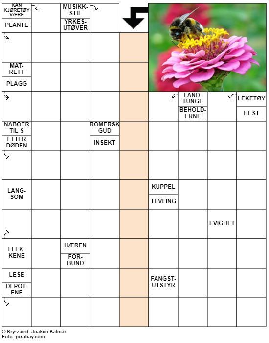 Dagens kryssord – 22. Mars - 2022