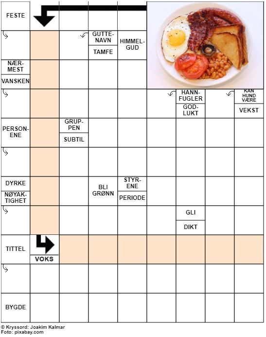 Dagens kryssord – 28. April- 2022