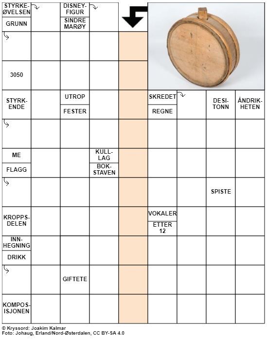 Dagens kryssord – 8. Mai - 2022
