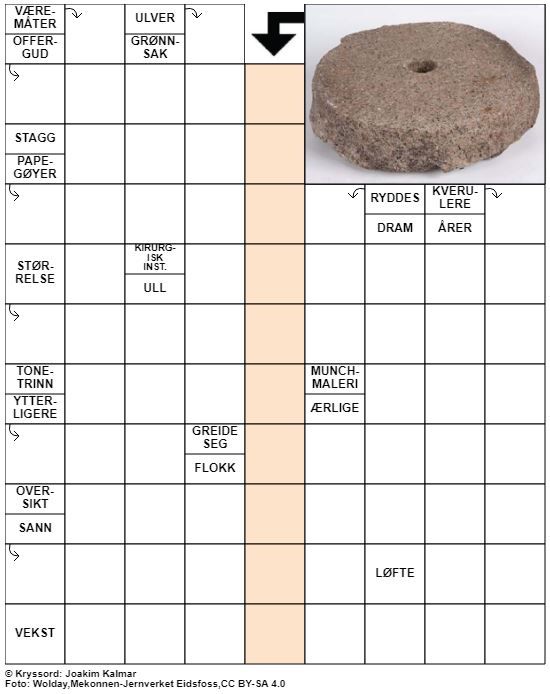 Dagens kryssord – 11. Mai - 2022