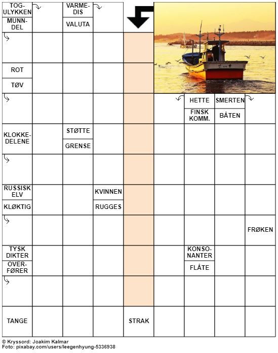 Dagens kryssord – 12. Mai - 2022