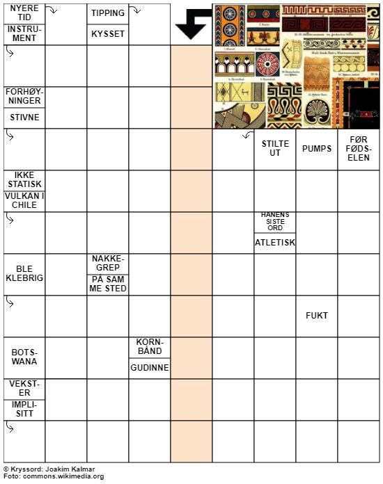 Dagens kryssord – 22. Mai - 2022
