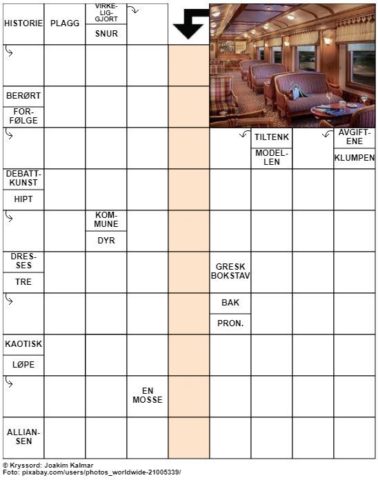 Dagens kryssord – 26. Mai - 2022