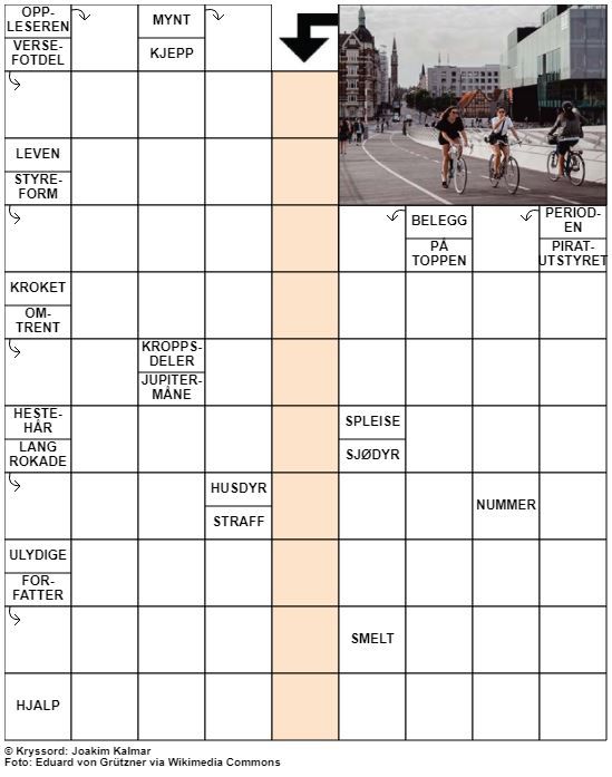 Dagens kryssord – 2. Juli - 2022