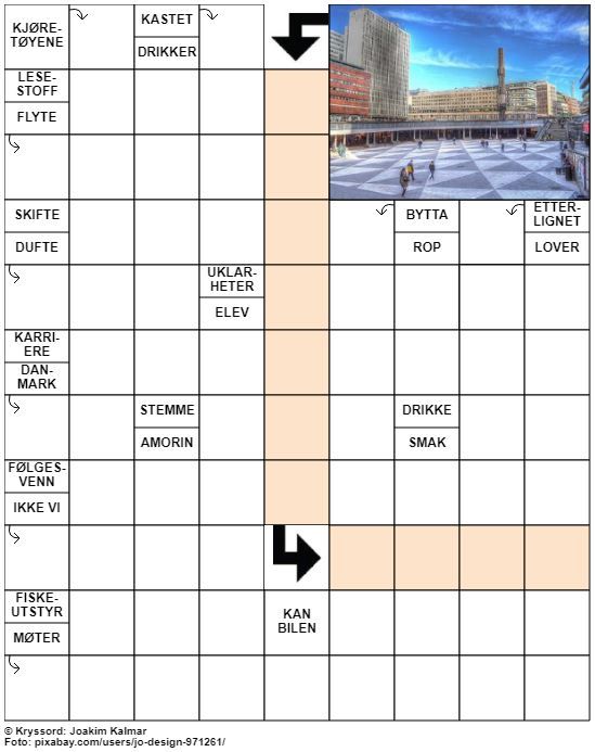 Dagens kryssord – 15. Juni - 2022