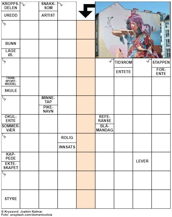 Dagens kryssord – 16. Juni - 2022