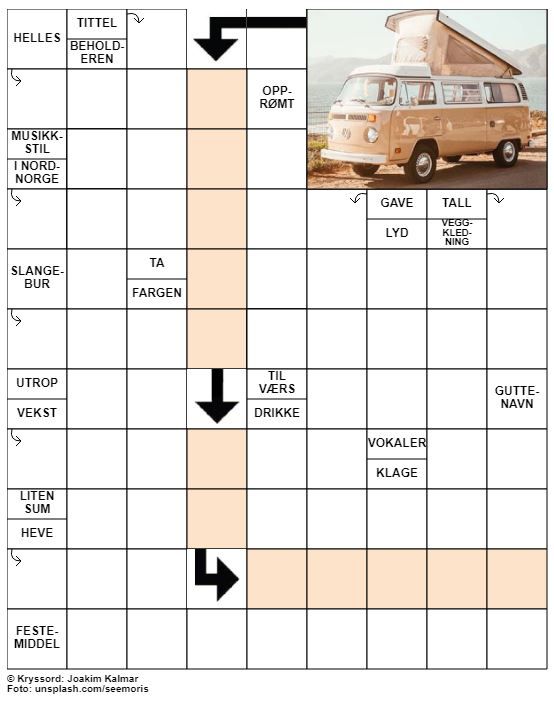 Dagens kryssord – 17. Juni - 2022