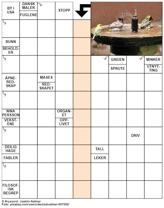 Dagens kryssord – 25. Juni - 2022