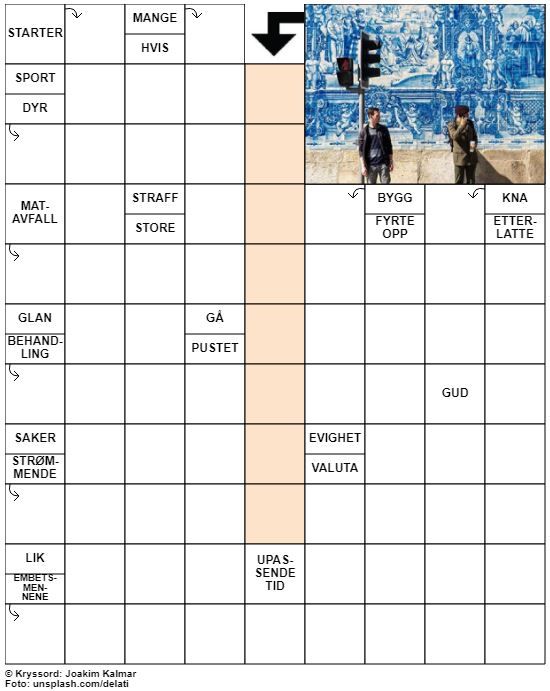 Dagens kryssord – 8. Juli - 2022