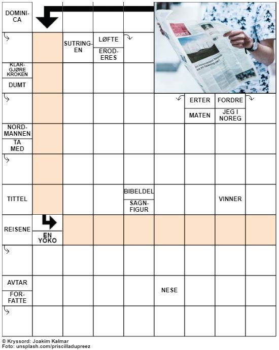 Dagens kryssord – 19. Juli - 2022