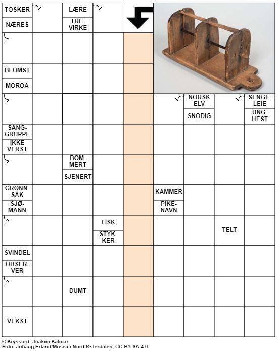 Dagens kryssord – 20. Juli - 2022