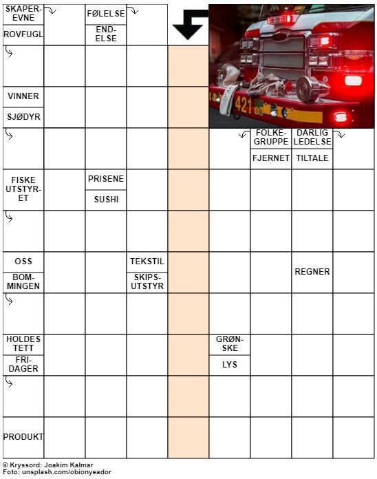 Dagens kryssord – 22. August - 2022