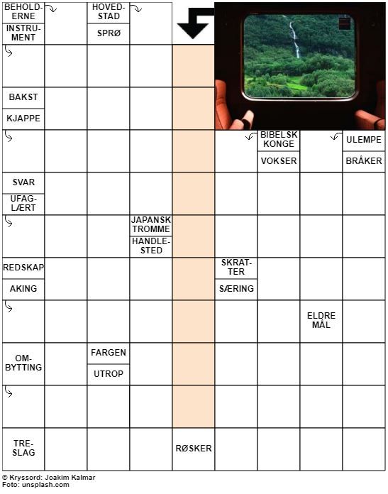 Dagens kryssord – 7. September - 2022