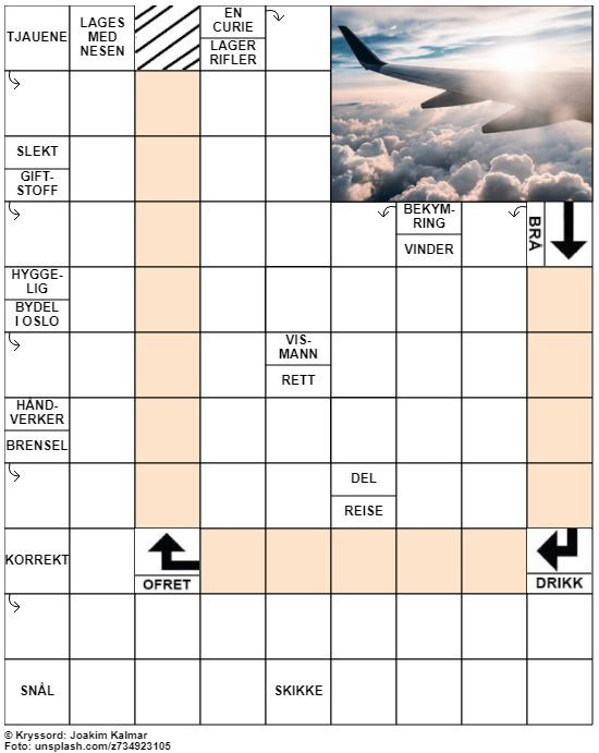 Dagens kryssord – 18. September - 2022