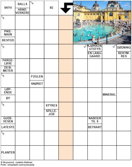 Dagens kryssord – 21. September - 2022
