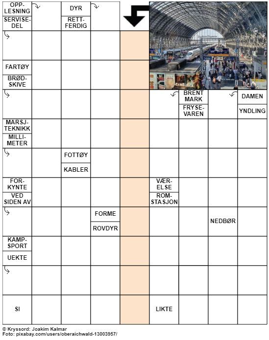 Dagens kryssord – 22. September - 2022