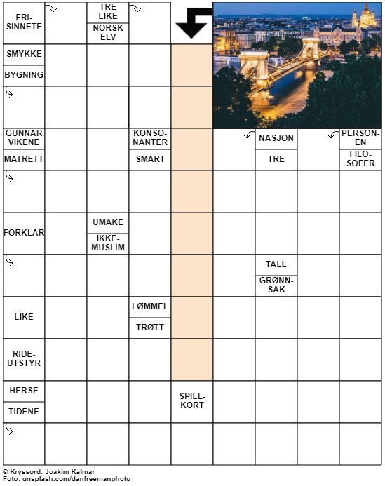 Dagens kryssord – 29. September - 2022