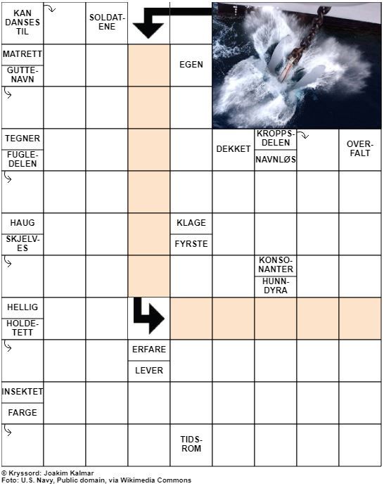 Dagens kryssord – 30. September - 2022