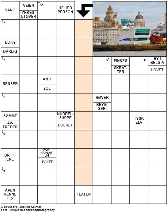 Dagens kryssord – 15. Oktober - 2022