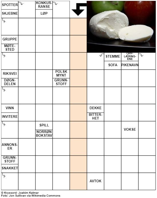 Dagens kryssord – 18. Oktober - 2022