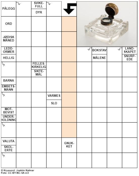 Dagens kryssord – 22. Oktober - 2022