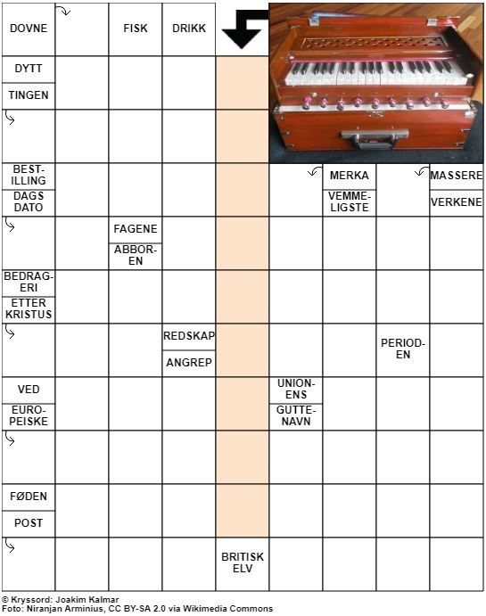 Dagens kryssord – 28. Oktober - 2022