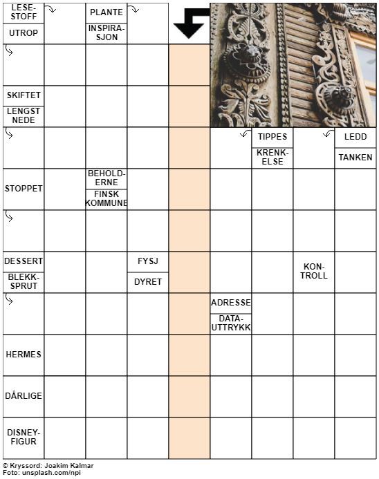 Dagens kryssord – 3. November - 2022