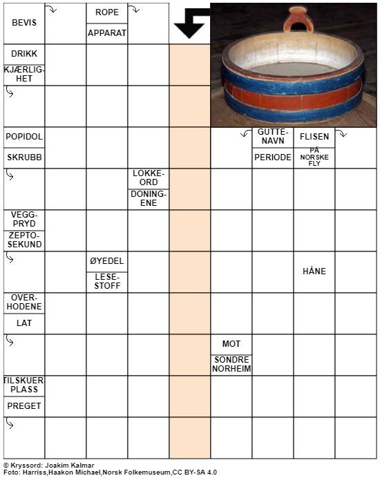 Dagens kryssord – 15. November - 2022