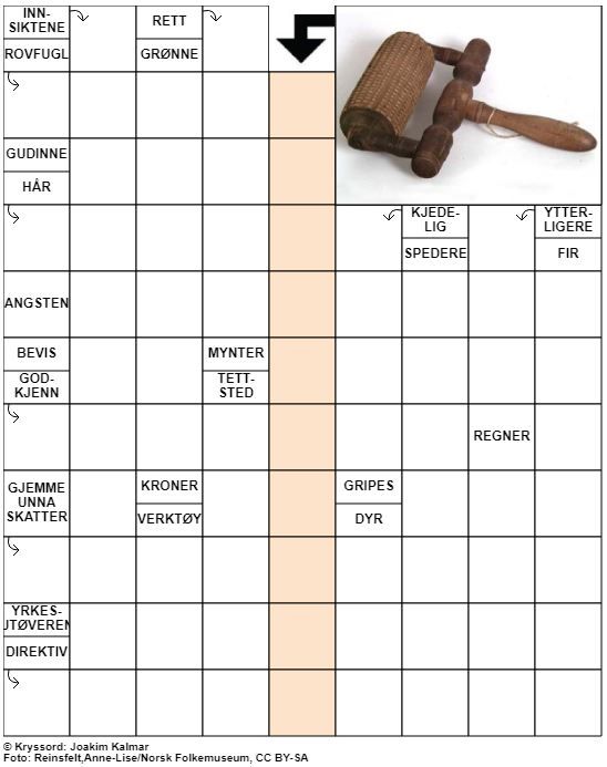 Dagens kryssord – 20. November - 2022