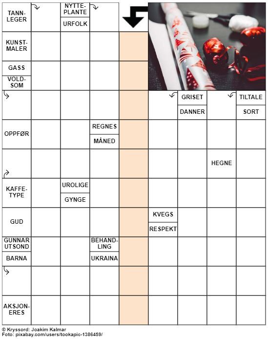 Dagens kryssord – 29. November - 2022