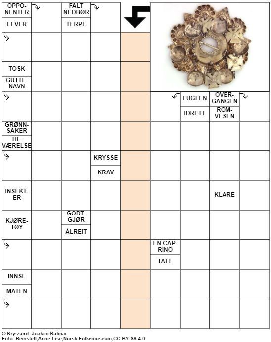 Dagens kryssord – 5. Januar - 2023