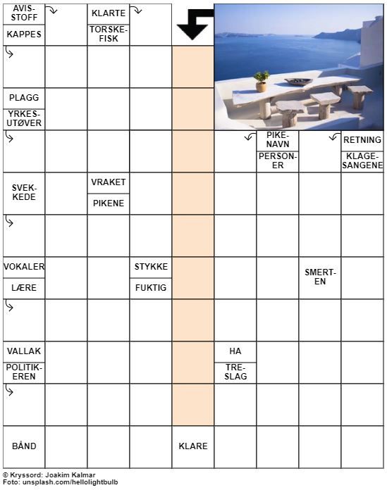 Dagens kryssord – 9. Januar - 2023