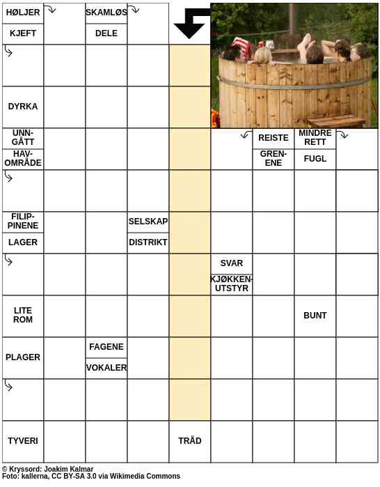 Dagens kryssord – 24. Februar - 2023