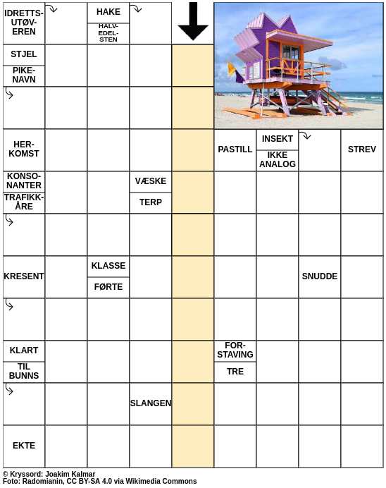 Dagens kryssord – 6. Februar - 2023