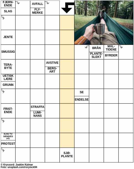 Dagens kryssord – 12. Februar - 2023