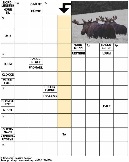 Dagens kryssord – 15. Februar - 2023