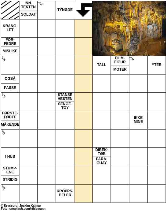 Dagens kryssord – 20. Februar - 2023