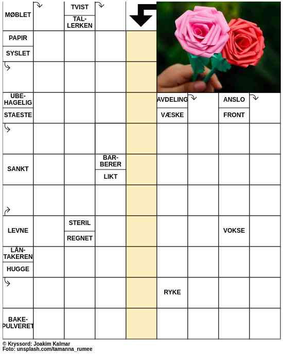 Dagens kryssord – 26. Februar - 2023