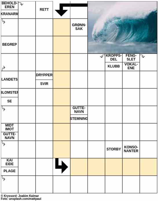 Dagens kryssord – 3. Mars - 2023
